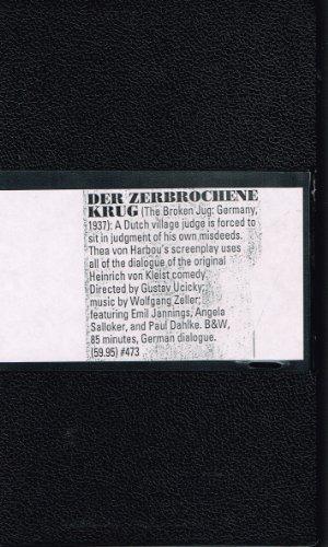 Der zerbrochene Krug [VHS]