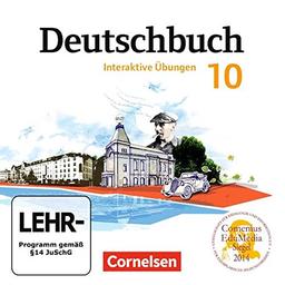 Deutschbuch Gymnasium - Berlin, Brandenburg, Mecklenburg-Vorpommern, Sachsen, Sachsen-Anhalt und Thüringen: 10. Schuljahr - Übungs-CD-ROM zum Arbeitsheft