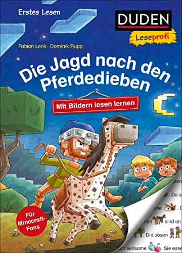 Duden Leseprofi – Mit Bildern lesen lernen. Die Jagd nach den Pferdedieben: Kinderbuch für Erstleser ab 4 Jahren