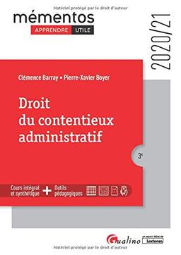 Droit du contentieux administratif