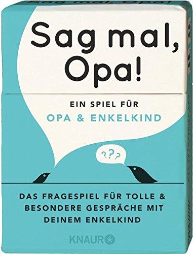 Sag mal, Opa!: Ein Spiel für Opa und Enkelkind