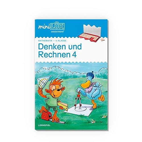 miniLÜK-Übungshefte / Mathematik: miniLÜK: 4. Klasse - Mathematik: Denken und Rechnen - Übungen angelehnt an das Lehrwerk