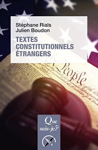 Textes constitutionnels étrangers