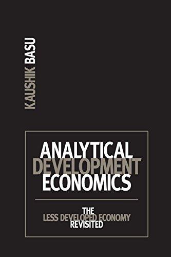 Analytical Development Economics: The Less Developed Economy Revisited (Mit Press)