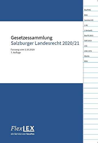 Gesetzessammlung Verfassungsrecht STEOP Salzburg: Fassung vom 1.10.2020