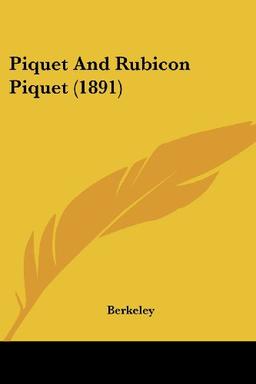 Piquet And Rubicon Piquet (1891)