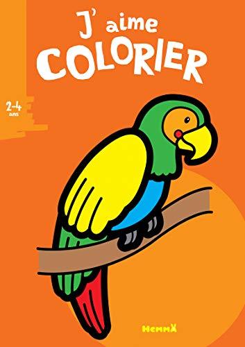 J'aime colorier : perroquet : 2-4 ans