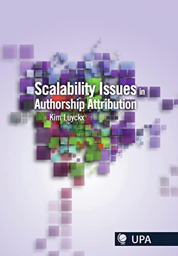 Scalability Issues in Authorship Attribution