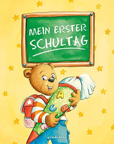 Mein erster Schultag: Eintragbuch zur Einschulung für Jungen und Mädchen - Erinnerungsbuch zum Schulstart - Geschenke für die Schultüte.