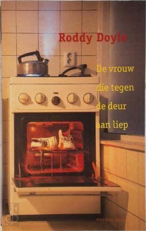 De vrouw die tegen de deur aan liep