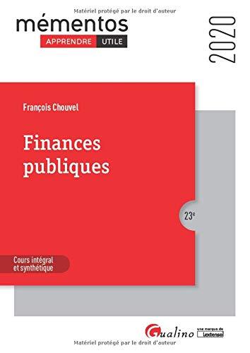 Finances publiques 2020