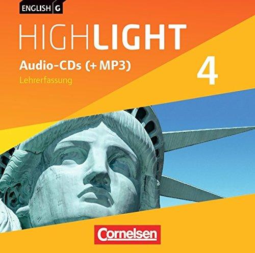 English G Highlight - Hauptschule: Band 4: 8. Schuljahr - Audio-CDs (Vollfassung): Audio-Dateien auch als MP3