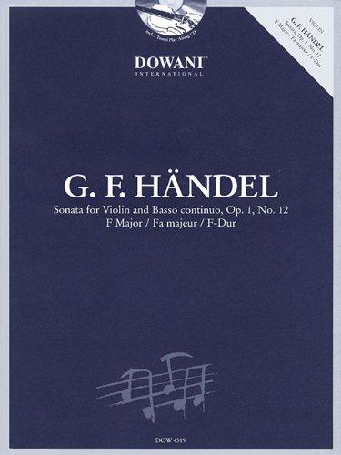 Handel: Sonata for Violin and Basso Continuo, Op. 1, No. 12, F Major/Fa Majeur/F-Dur [With CD (Audio)]