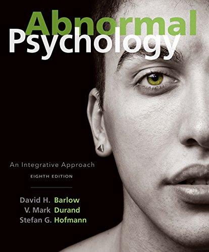 Durand, V: Abnormal Psychology: An Integrative Approach