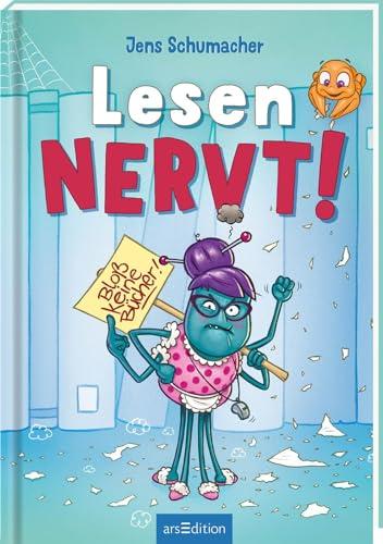 Lesen NERVT! – Bloß keine Bücher! (Lesen nervt! 2): Lustiges und interaktives Erstlesebuch ab 7 Jahren | für Mädchen und Jungen, die Bücher normalerweise doof finden