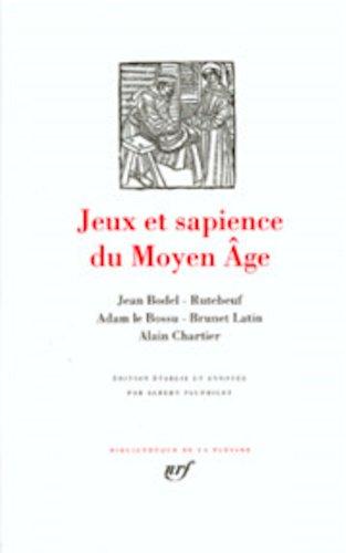 Jeux et sapiences du Moyen-Age