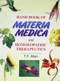 Handbook of Materia Medica and Homoeopathic Therapeutics