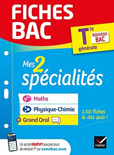 Mes 2 spécialités, terminale générale : maths, physique chimie + grand oral : nouveau bac