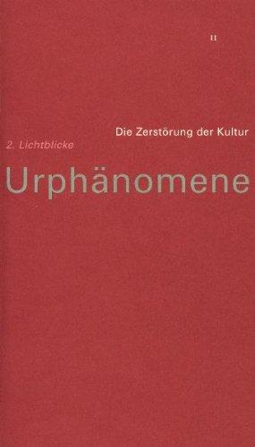 Urphänomene: Die Zerstörung der Kultur 2: Lichtblicke