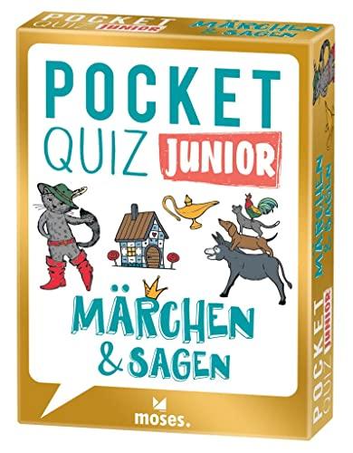 Moses. Pocket Quiz Junior - Märchen & Sagen, Das Wissensspiel mit Fragen rund um Rotkäppchen, Dornröschen & Co., Für Kinder ab 8 Jahren