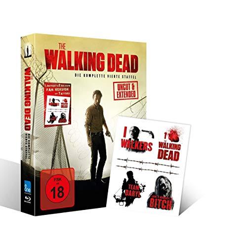 The Walking Dead - Die komplette vierte Staffel - UNCUT & EXTENDED  - Tattoo Fan-Version - limitiert [Blu-ray]