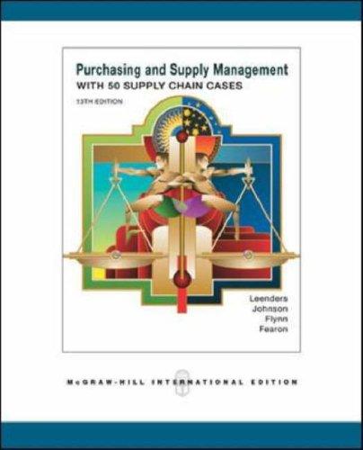 Purchasing Supply Management