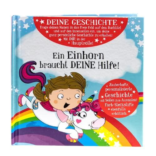 Personalisiertes Magisches Märchenbuch - Blanko Einhorn-Mädchen