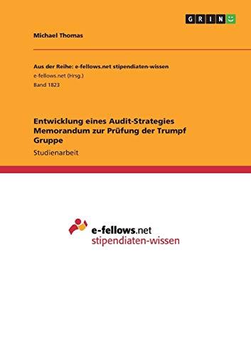 Entwicklung eines Audit-Strategies Memorandum zur Prüfung der Trumpf Gruppe