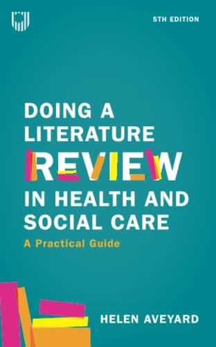 Doing a Literature Review in Health and Social Care