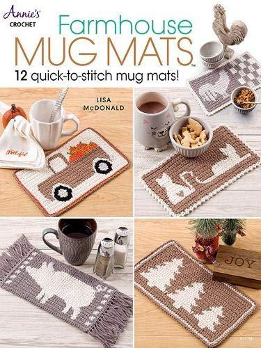 Farmhouse Mug Mats: 12 Quick-to-Stitch Mug MATS!