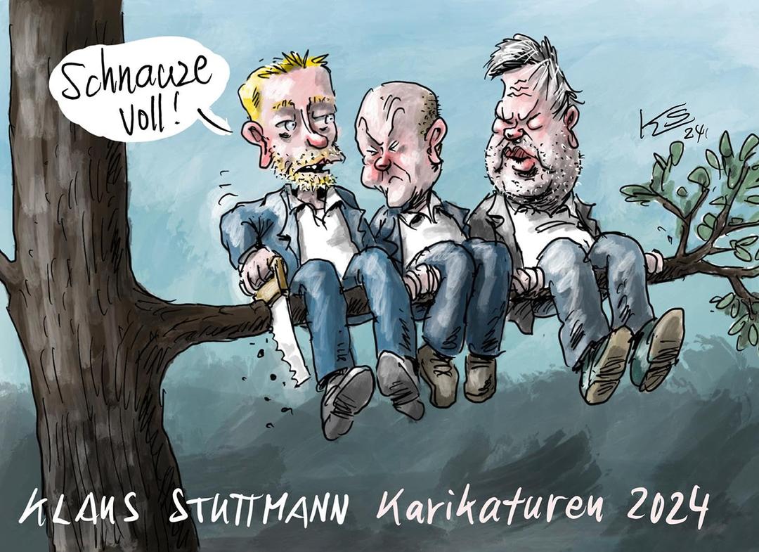 Schnauze voll! - Stuttmann Karikaturen 2024: Die besten Karikaturen des Jahres 2024 von Klaus Stuttmann - Jahresrückblick (Cartoon-Jahresbände: Das beste von Klaus Stuttmann und Heiko Sakurai)