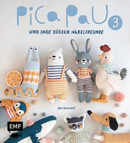 Pica Pau und ihre süßen Häkelfreunde – Band 3: Eichhörnchen, Giraffe, Igel und Co. häkeln