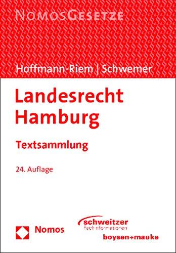 Landesrecht Hamburg: Textsammlung, Rechtsstand: 1. September 2014