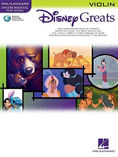 Disney Greats Violin Vln Book/Cd (Hal Leonard Instrumental Play-Along)