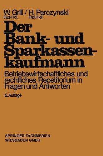 Der Bank- und Sparkassenkaufmann