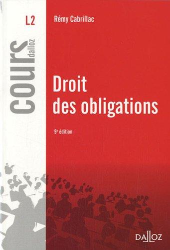 Droit des obligations