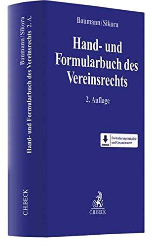 Hand- und Formularbuch des Vereinsrechts