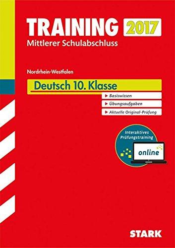 Training Zentrale Prüfung Realschule / Hauptschule Typ B NRW - Deutsch inkl. Online-Prüfungstraining