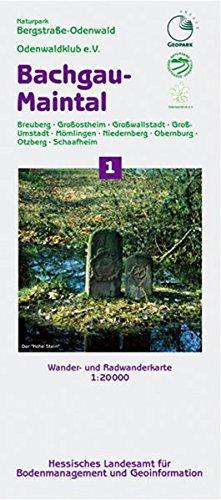 Topographische Freizeitkarten Hessen 1:20000. Naturpark Bergstrasse-Odenwald. Sonderblattschnitte auf der Grundlage der Topographischen Karte 1:25000 ... - Obernburg - Otzberg - Schaafheim