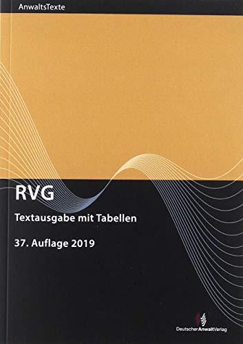 RVG: Textausgabe mit Tabellen (Anwaltstexte)