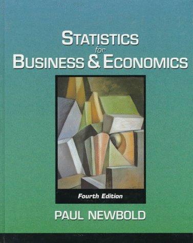 Statistics for Business & Economics