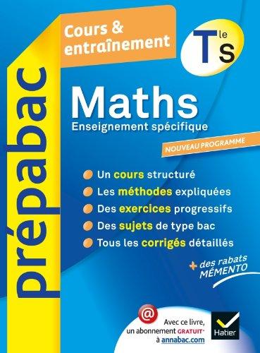 Maths Terminale S enseignement obligatoire : nouveau programme