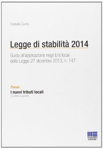 Legge di stabilità 2014