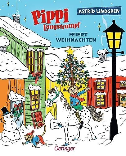 Pippi Langstrumpf feiert Weihnachten: Stimmungsvolles Bilderbuch über ein unvergessliches Weihnachtsfest mit Pippi Langstrumpf für Kinder ab 4 Jahren