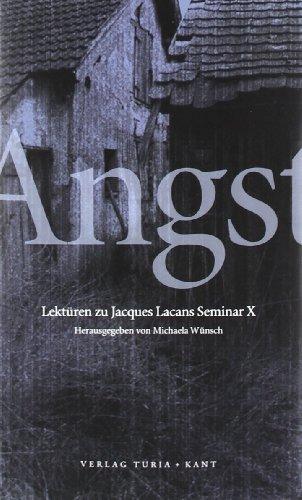 Angst: Lektüren zu Jacques Lacans Seminar X