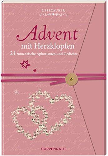 Briefbuch - Advent mit Herzklopfen: 24 romantische Aphorismen und Gedichte