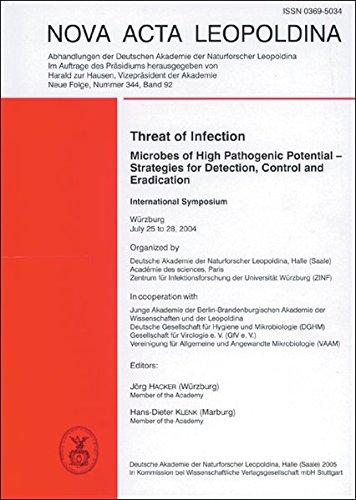 Threat of Infection: Microbes of High Pathogenic Potential-Strategies for Detection, Control and Eradication