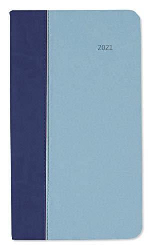 Taschenkalender Premium Air blau-azur 2022 - Büro-Kalender 9x15,6 cm - 1 Woche 2 Seiten - 128 Seiten - mit weichem Tucson-Einband - Alpha Edition