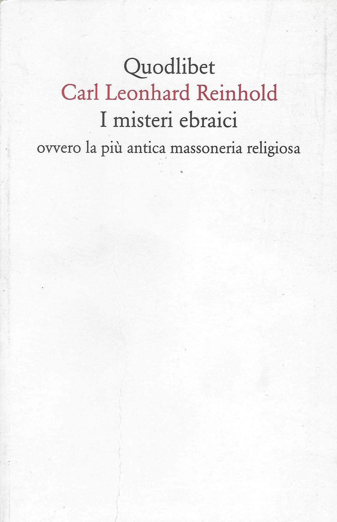 I misteri ebraici ovvero la più antica massoneria religiosa