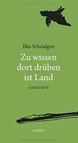 Zu wissen dort drüben ist Land: Gedichte